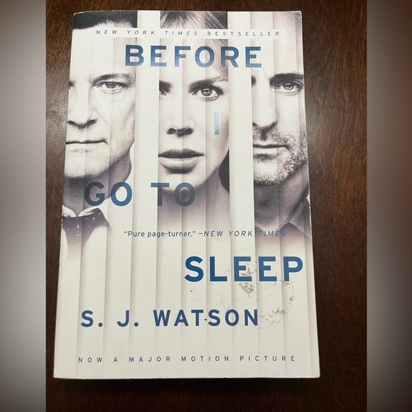 None Other - Before I Go To Sleep Book by S.J. Watson
